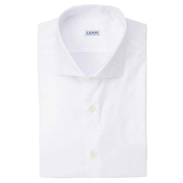 Camicia Oxford Bianco collo francese